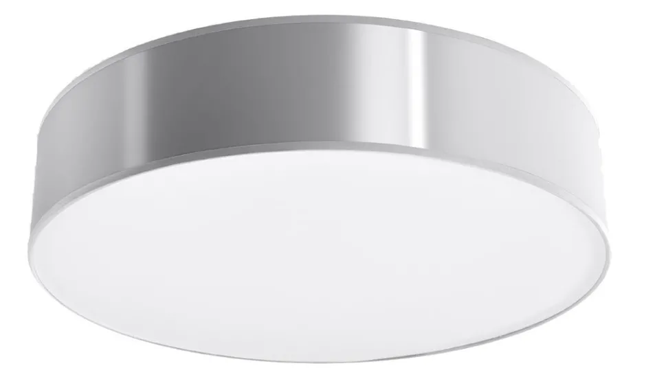 Deckenleuchten|Flurlampen*Sollux Deckenlampe rund Ø 55 cm Grau 4x E27 blendarm ATISS