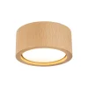 TK Lighting Deckenlampe rund Ø 9,5 cm H: 4,5 cm Aufputz GX53 Holz< Metall Lampen|Holzlampen