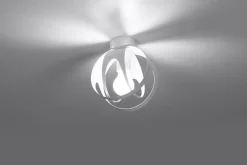 Sollux Deckenlampe rund Ø 16 cm Kugel Modern Metall E27< Deckenleuchten|Flurlampen