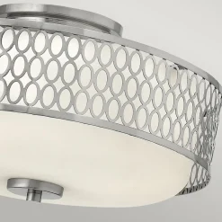 Deckenleuchten|Flurlampen*Elstead Deckenlampe rund Ø 38,3 cm Metall Glas blendarm 3x E27