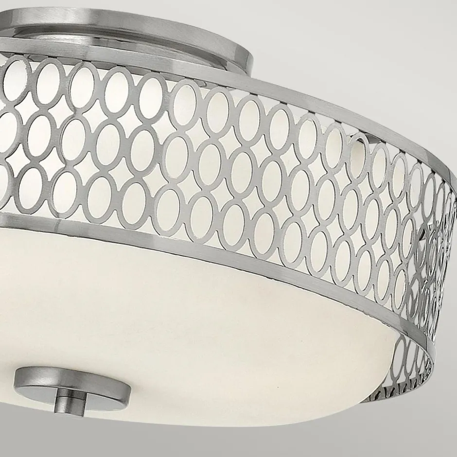 Deckenleuchten|Flurlampen*Elstead Deckenlampe rund Ø 38,3 cm Metall Glas blendarm 3x E27