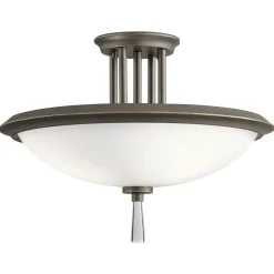 Elstead Deckenlampe rund Ø42cm Jugendstil Glas Stahl< Deckenleuchten|Esszimmer Lampen