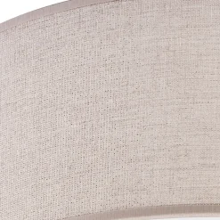 Lamkur Deckenlampe rund Stoff blendarm E27 Ø 35 cm flach WALTER< Deckenleuchten|Flurlampen