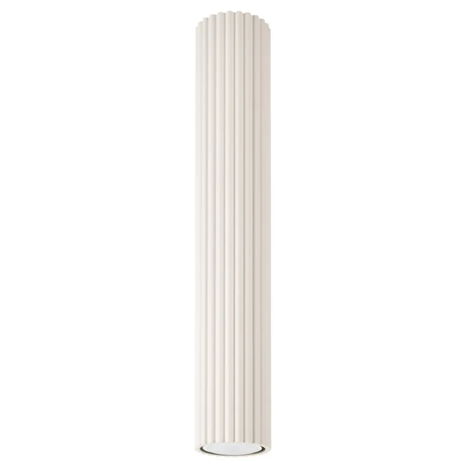 Wohnzimmerlampen|Küchenlampen*Sollux Deckenlampe schmal Ø 6,5 cm H: 40 cm in Creme Modern