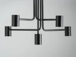 Sigma Deckenlampe Schwarz Metall GU10 Beleuchtung akzentuiert< Deckenleuchten|Esszimmer Lampen