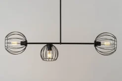 Deckenleuchten|Kugellampen*Sigma Deckenlampe Schwarz Metall E27 Retro Design RASHA