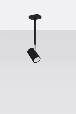 Sollux Deckenlampe Schwarz schwenkbar Metall GU10 H: 33 cm< Deckenleuchten|Esszimmer Lampen