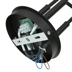 Easylight Deckenlampe Schwarz Weiß 6x E14 Modern Metall Glas< Deckenleuchten|Glaslampen