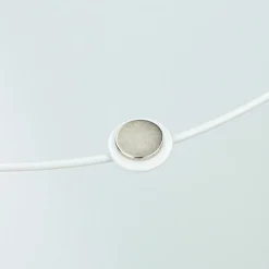 Lamkur Deckenlampe Stoff Ø 45 cm rund flach blendarm 2x E27< Stofflampen|Esszimmer Lampen