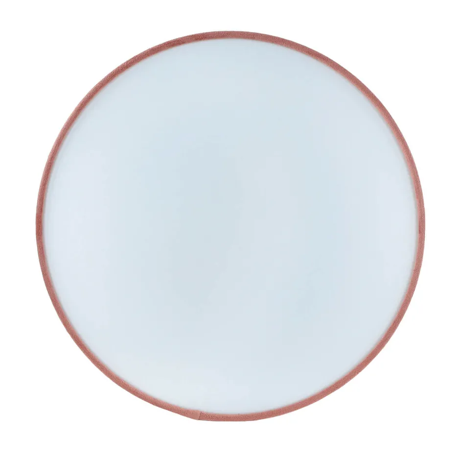 Wohnzimmerlampen|Schlafzimmer Lampen*Searchlight Deckenlampe Stoff Samt rund Ø 38 cm H: 10 cm Rosa 2x E27