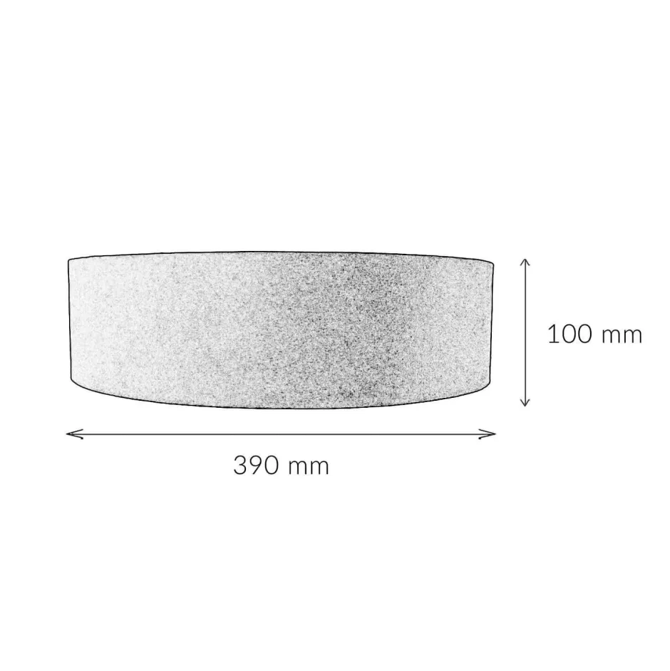 Wohnzimmerlampen|Schlafzimmer Lampen*Searchlight Deckenlampe Stoff Samt rund Ø 38 cm H: 10 cm Rosa 2x E27