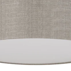 TK Lighting Deckenlampe Stoffschirm Leinen blendarm Ø 40 cm rund< Deckenleuchten|Moderne Lampen