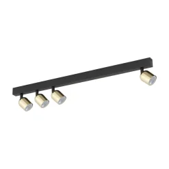 TK Lighting Deckenlampe verstellbar Metall 94 cm lang Schwarz Gold< Deckenleuchten|Flurlampen