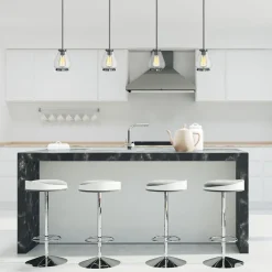 Deckenleuchten|Vintage Lampen*Elstead Deckenlampe Vintage Design Ø15cm Chrom E27 Metall Glas