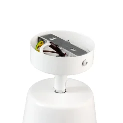 Retro Lampen|Küchenlampen*Easylight Deckenlampe Weiß Gold Metall Retro flexibel E27