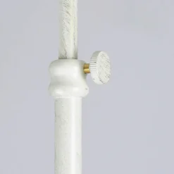 Deckenleuchten|Esszimmer Lampen*Giovanni Battista Deckenlampe Weiß Gold Shabby Chic aus Echt-Messing