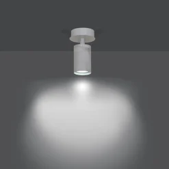 Deckenleuchten|Flurlampen*Emibig Deckenlampe Weiß klein Marmor Optik GU10 Deckenleuchte