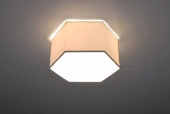 Sollux Deckenlampe Weiß L: 30,5 cm klein 2x E27 Modern blendarm< Deckenleuchten|Flurlampen