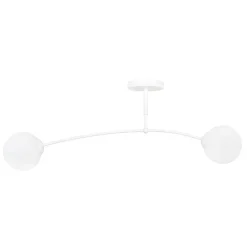 Emibig Deckenlampe Weiß Modern Metall Glas Deckenleuchte< Deckenleuchten|Flurlampen