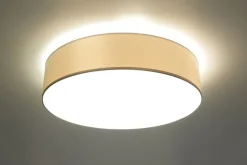 Sollux Deckenlampe Weiß rund Ø 55 cm 4x E27 blendarm Modern< Deckenleuchten|Flurlampen