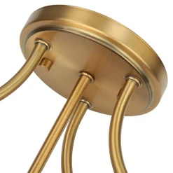 Deckenleuchten|Flurlampen*Elstead Deckenleuchte ALVER Ø32cm in Messing Design Lampe