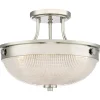 Deckenleuchten|Flurlampen*Elstead Deckenleuchte ALVER Ø32cm Nickel 2xE27 Ø33cm Lampe