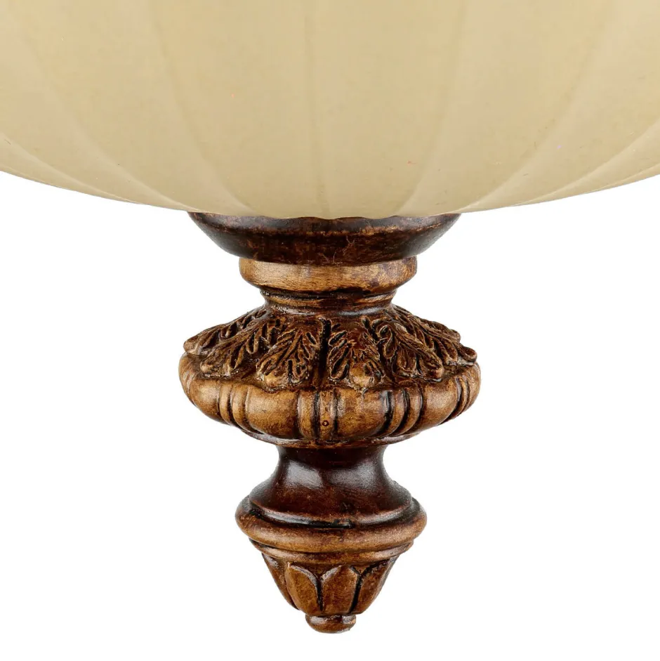 Elstead Deckenleuchte ANABELL 1 Braun Wohnzimmer Lampe< Glaslampen|Designerlampen