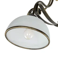 Luminex Deckenleuchte ANTICA Ø70cm 3-flmg< Glaslampen|Rustikale Lampen