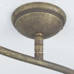 Wohnzimmerlampen|Messinglampen*Giovanni Battista Deckenleuchte Antik Messing Vintage Verstellbar