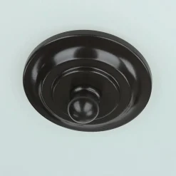 Glaslampen|Designerlampen*Elstead Deckenleuchte ASPERO Bronze Ø43cm Flur Lampe