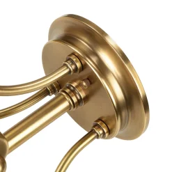 Elstead Deckenleuchte ASPERO Messing Jugendstil Lampe< Glaslampen|Jugendstil Lampen