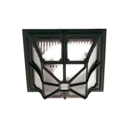 Rustikale Außenleuchten|Lampen Aus Aller Welt*Elstead Deckenleuchte Außen Eckig Schwarz FRANKIE