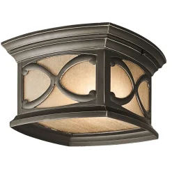 Elstead Deckenleuchte Außen Glas Aluminium Balkon Terrasse< Rustikale Lampen|Vintage Lampen