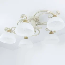 Deckenleuchten|Flurlampen*Luminex Deckenleuchte AURORA WHITE Ø78cm 5-flmg