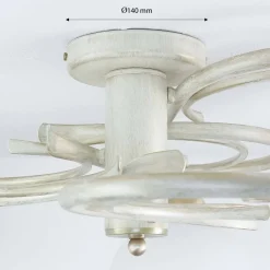 Deckenleuchten|Flurlampen*Luminex Deckenleuchte AURORA WHITE Ø78cm 5-flmg