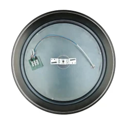 Easylight Deckenleuchte Bad IP44 E27 Ø 40 cm rund Glas Metall< Deckenleuchten|Flurlampen