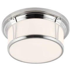 Elstead Deckenleuchte Bad XENI in Chrom IP44 Ø42cm Licht< Deckenleuchten|Badezimmer Lampe