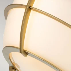 Elstead Deckenleuchte Badezimmer Metall Glas E27 IP44 D: 32,7 cm rund< Deckenleuchten|Badezimmer Lampe