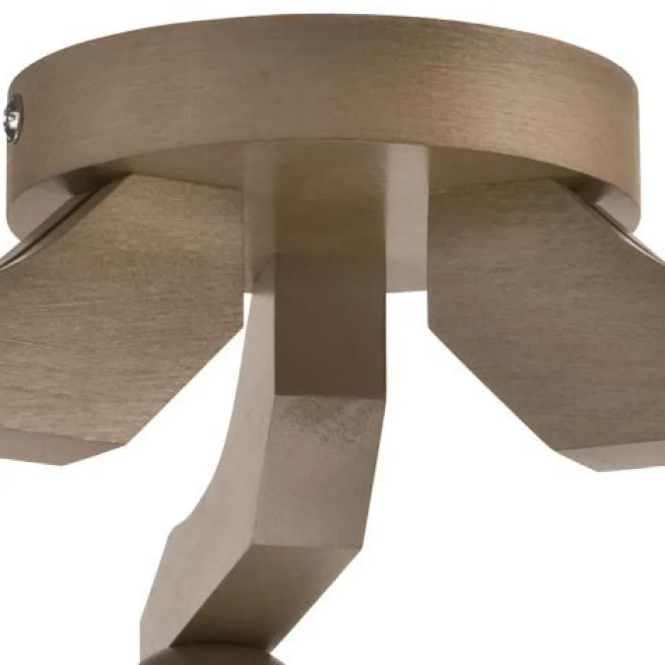 Deckenleuchten|Flurlampen*Lamkur Deckenleuchte BATORY Holz 3-flmg Modern Wohnzimmer