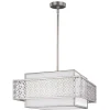 Elstead Deckenleuchte BIRO Silber Design Lampe Wohnzimmer< Deckenleuchten|Bürolampen