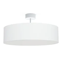 Nowodvorski Deckenleuchte blendarm 3x E27 Ø 50 cm Weiß Stoffschirm< Deckenleuchten|Flurlampen