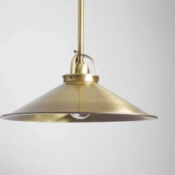 Giovanni Battista Deckenleuchte Bronze Hell aus Echt-Messing< Deckenleuchten|Esszimmer Lampen