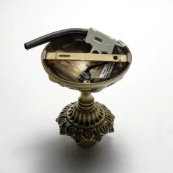 Giovanni Battista Deckenleuchte Bronze Hell Glasschirm Beatrice< Metall Lampen|Messinglampen