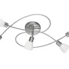 Trio Reality Deckenleuchte CARICO in Nickel matt 5-flmg< Deckenleuchten|Spots