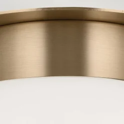 Deckenleuchten|Flurlampen*Elstead Deckenleuchte E27 Ø 20,3 cm Metall Glas in Bronze Weiß