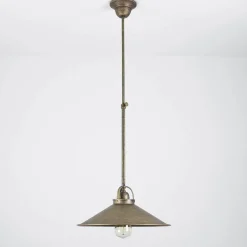 Giovanni Battista Deckenleuchte echtes Messing in Bronze Antik< Deckenleuchten|Schlafzimmer Lampen