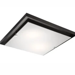 Lamkur Deckenleuchte ERIN Braun Modern quadratisch< Deckenleuchten|Flurlampen