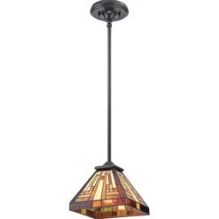 Deckenleuchten|Flurlampen*Elstead Deckenleuchte ETERNO 7 Bronze Antik Tiffany Lampe