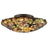 Elstead Deckenleuchte FARFALLA 6 Bronze Tiffany Lampe< Deckenleuchten|Flurlampen