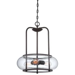 Hängelampen|Industrie Lampen*Elstead Deckenleuchte FELI Regenglas kürzbar Ø41cm Lampe